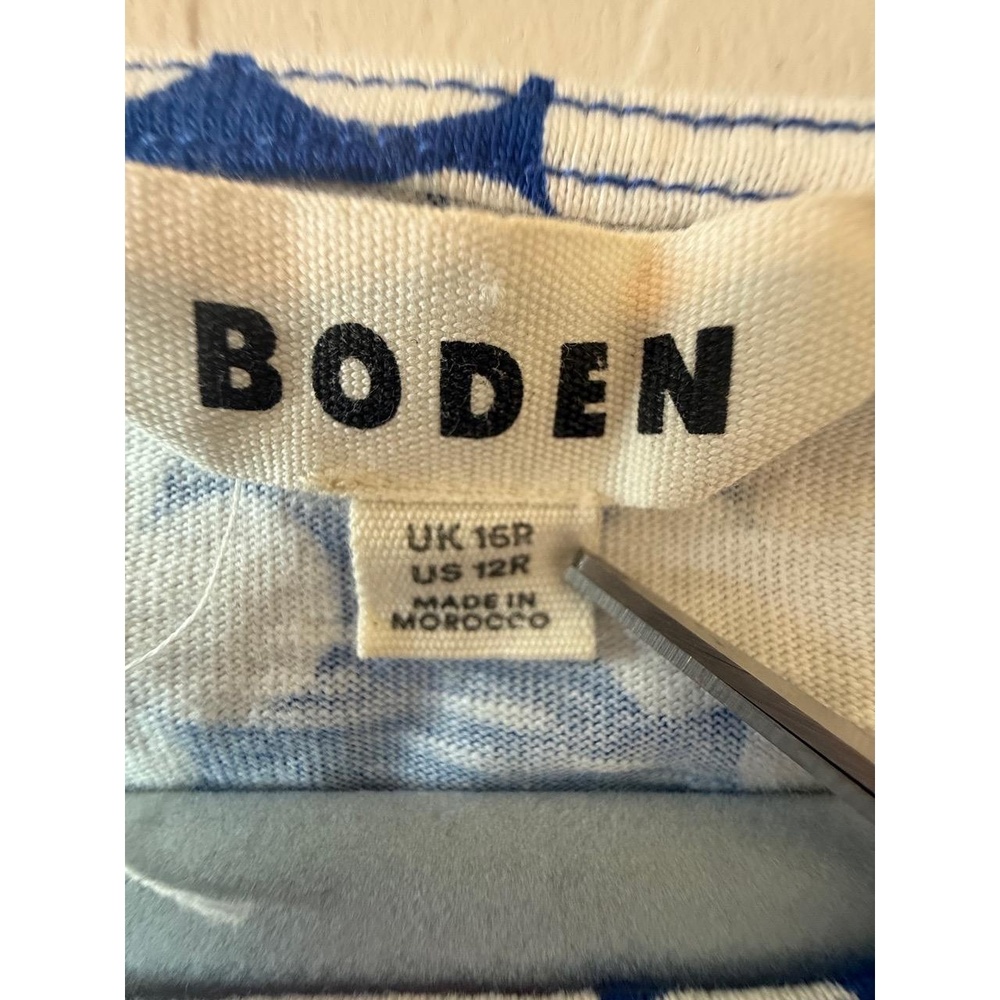 Boden Dress Womens US‎ 12 Multicolor Shift Floral Retro Casual Print Pockets - Picture 2 of 4